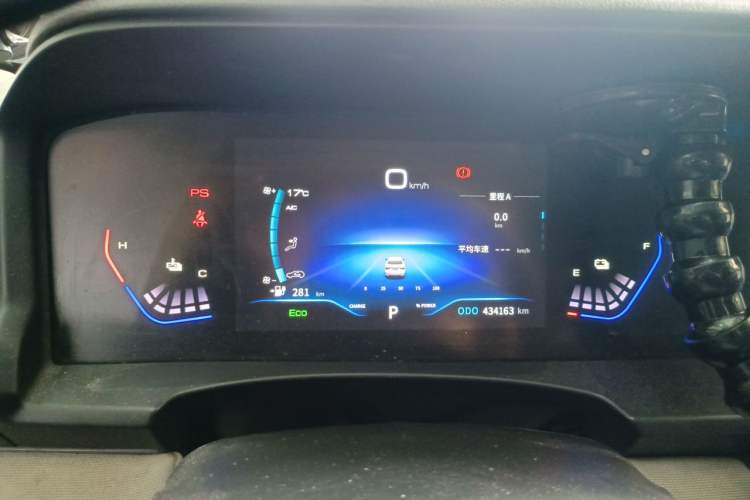 Used Dongfeng Aeolus E70 2022 500 Ultra-Enjoyment Edition Odometer Close Up