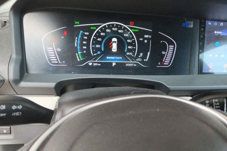 Used Dongfeng Aeolus E70 2022 500 Ultra-Enjoyment Edition Odometer Close Up