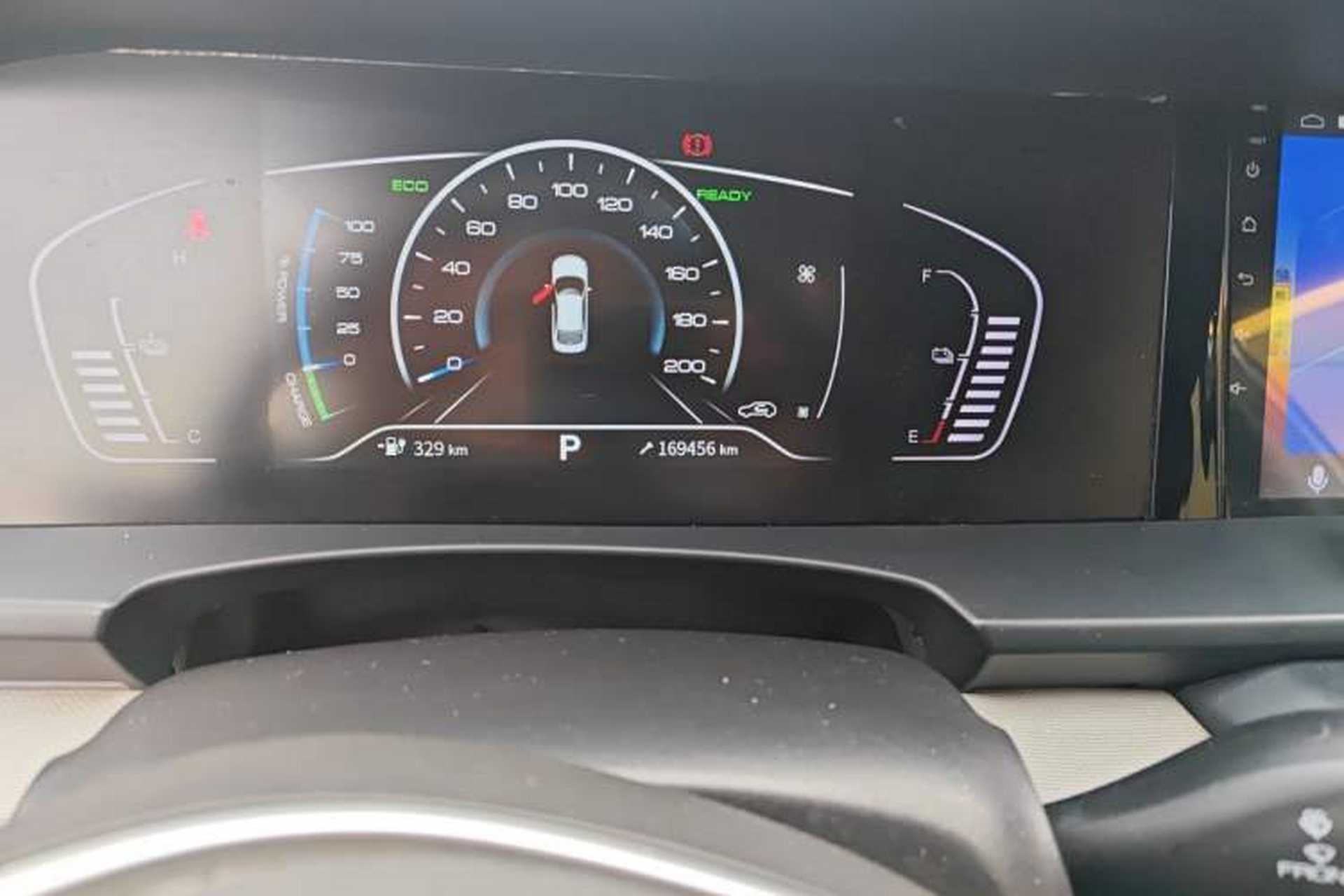 Used Dongfeng Aeolus E70 2022 500 PLUS Deluxe Edition Odometer Close Up