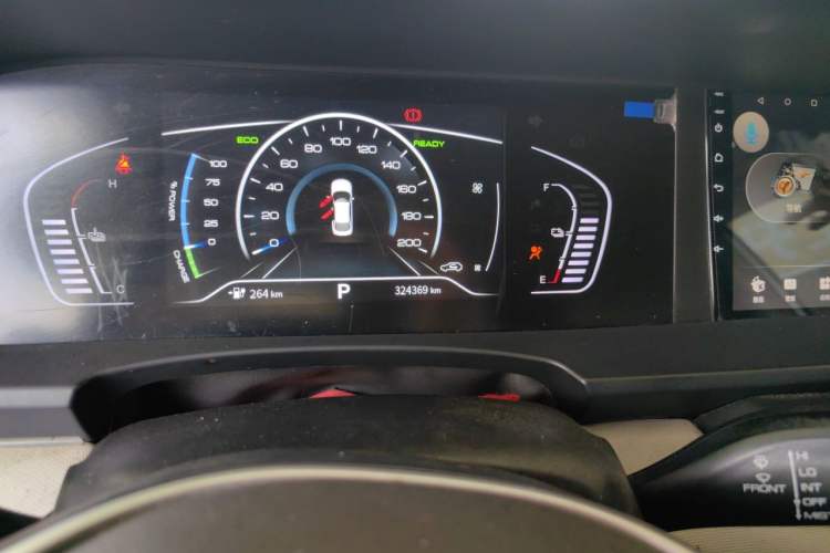 Used Dongfeng Aeolus E70 2022 500 Ultra-Enjoyment Edition Odometer Close Up