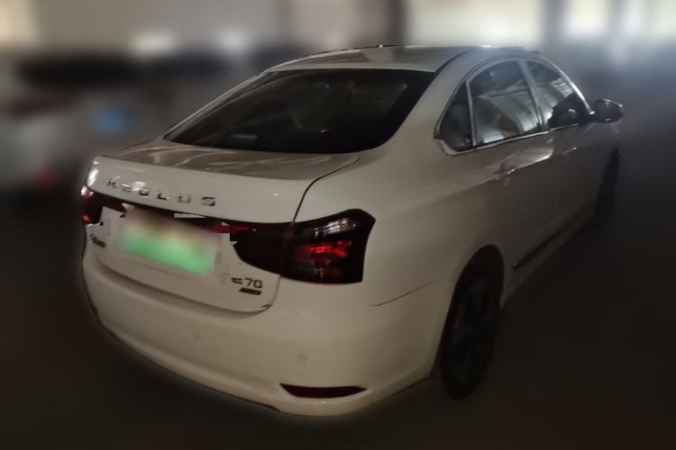 Used Dongfeng Aeolus E70 2022 500 Ultra-Enjoyment Edition Rear Right 45 Deg