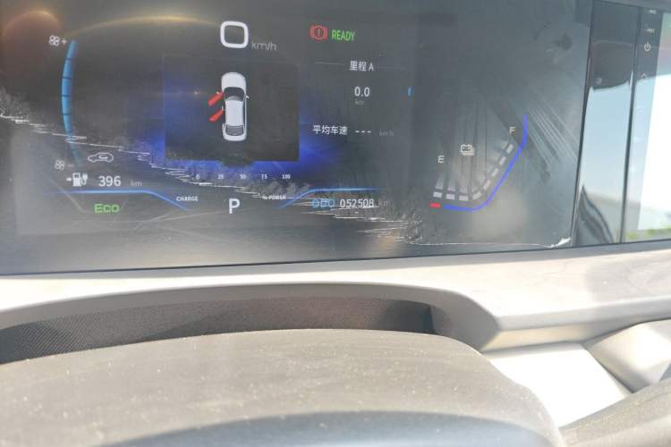 Used Dongfeng Aeolus E70 2023 Revised PRO Smart Drive Version Odometer Close Up
