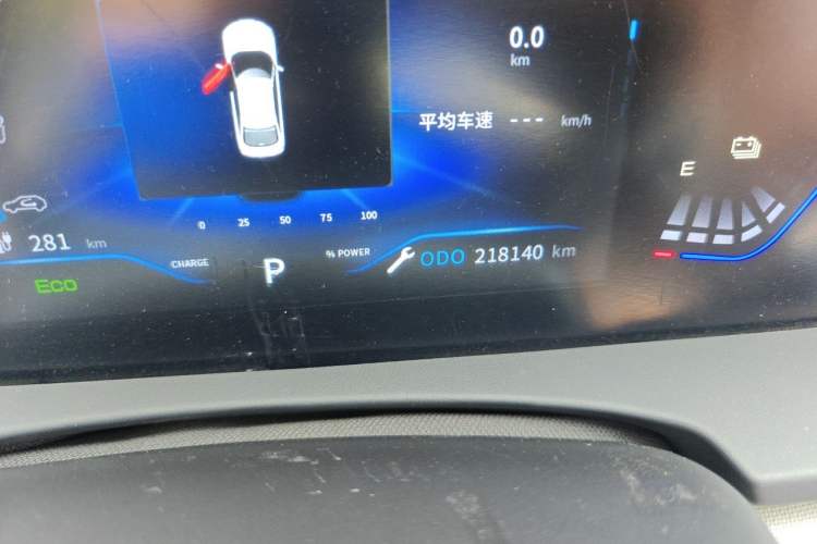 Used Dongfeng Aeolus E70 2023 Revised PRO Smart Drive Version Odometer Close Up