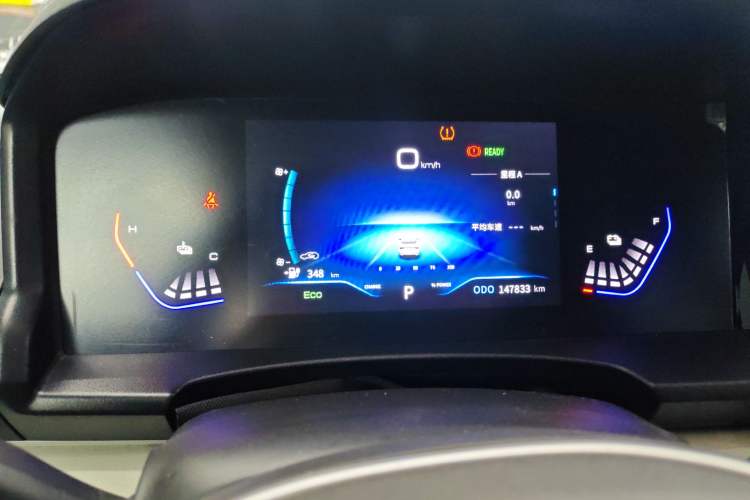 Used Dongfeng Aeolus E70 2023 500 Smart Edition Lithium Iron Phosphate 48.6 kWh 120 kW Odometer Close Up