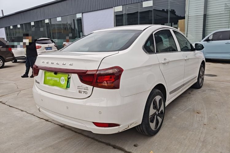 Used Dongfeng Aeolus E70 2023 500 Smart Edition Lithium-Ion Rear Right 45 Deg
