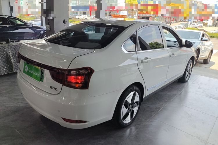 Used Dongfeng Aeolus E70 2023 400H Battery-Swap Rental Version Rear Right 45 Deg
