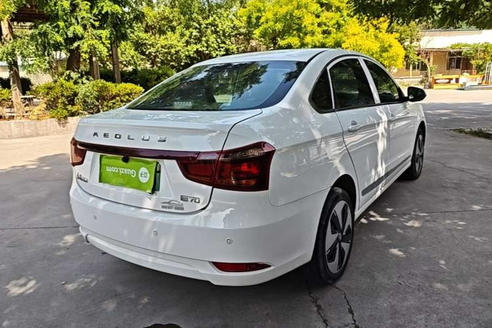 Used Dongfeng Aeolus E70 2023 500 Smart Edition Lithium-Ion Rear Right 45 Deg
