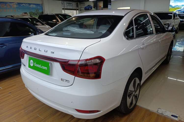 Used Dongfeng Aeolus E70 2023 500 Smart Version Lithium Iron Phosphate 48.6 kWh 110 kW Rear Right 45 Deg