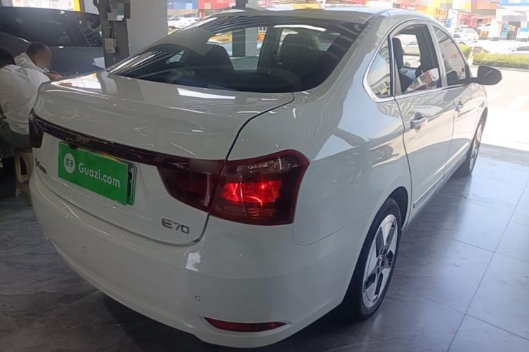 Used Dongfeng Aeolus E70 2023 400H Battery-Swap Rental Version Rear Right 45 Deg