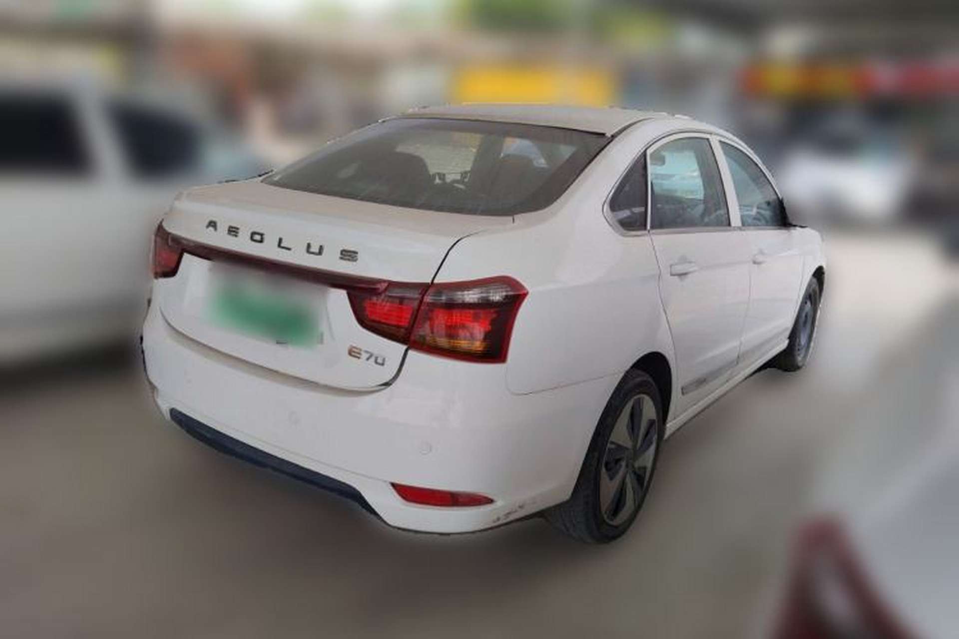 Used Dongfeng Aeolus E70 2023 500 Smart Edition Lithium Iron Phosphate 47.58 kWh Rear Right 45 Deg