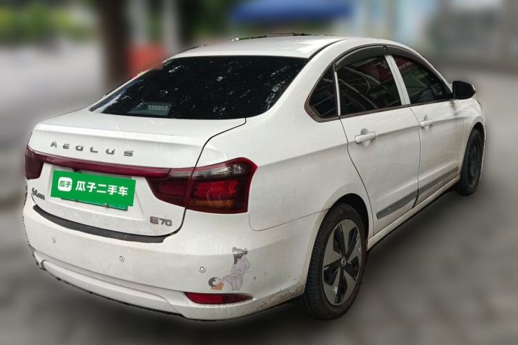 Used Dongfeng Aeolus E70 2023 400H Battery-Swap Rental Version Rear Right 45 Deg