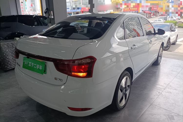 Used Dongfeng Aeolus E70 2023 400H Battery-Swap Rental Version Rear Right 45 Deg