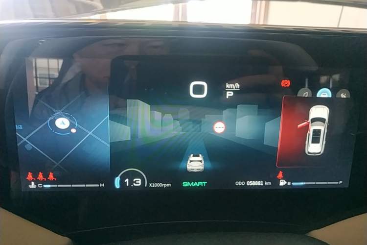 Used Dongfeng Aeolus Huge 2022 Mach Power 1.5T Dare-Enjoy Edition · Smart Instrument Cluster