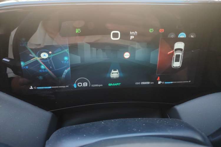 Used Dongfeng Aeolus Huge 2022 Mach Power 1.5T DareDrive Edition · Smart Odometer Close Up