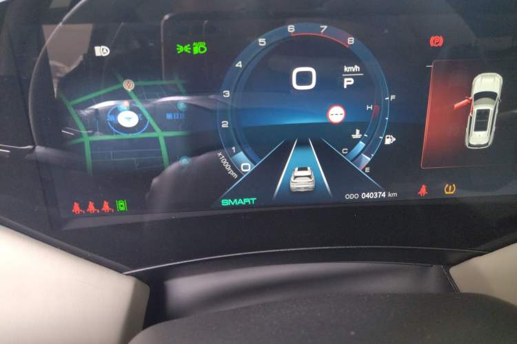 Used Dongfeng Aeolus Huge 2022 Mach Power 1.5T DareDrive Edition · Smart Instrument Cluster