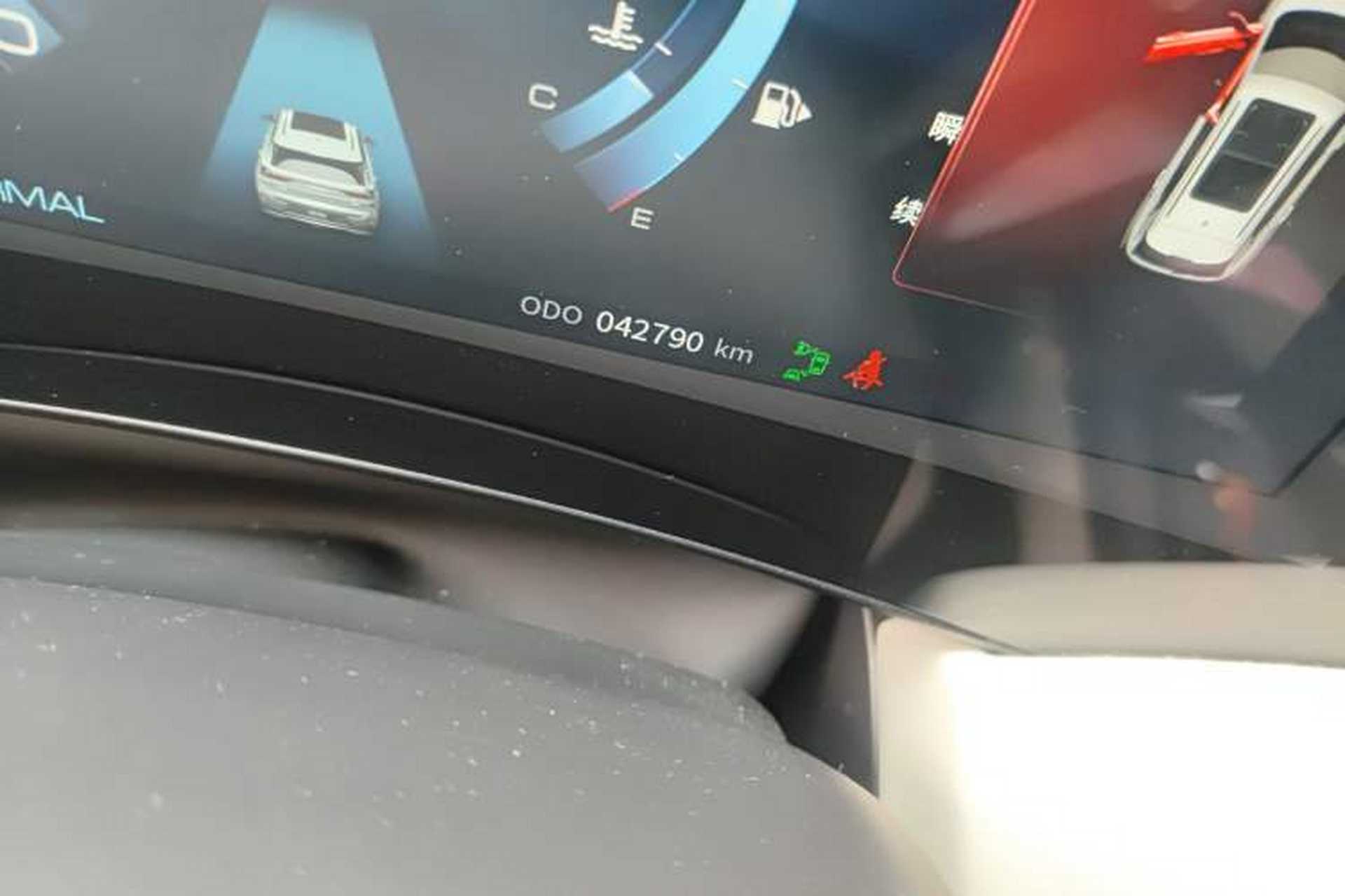 Used Dongfeng Aeolus Huge 2022 Mach Power 1.5T Dare-to-Love Edition Odometer Close Up