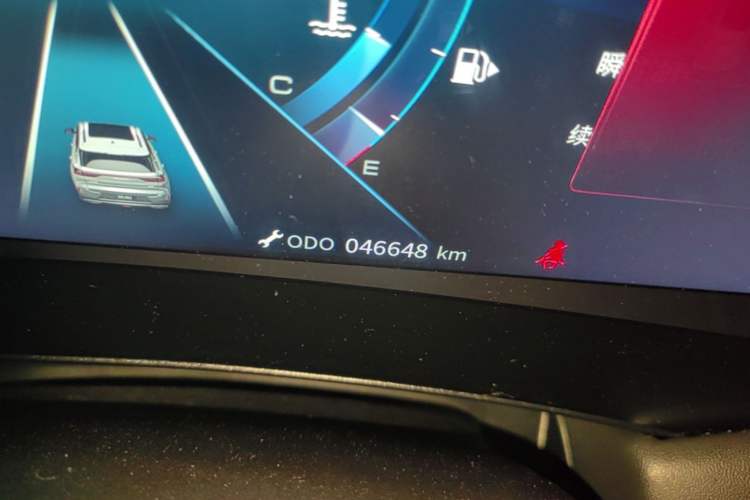 Used Dongfeng Aeolus Huge 2022 Mach Power 1.5T DareDrive Edition · Smart Odometer Close Up