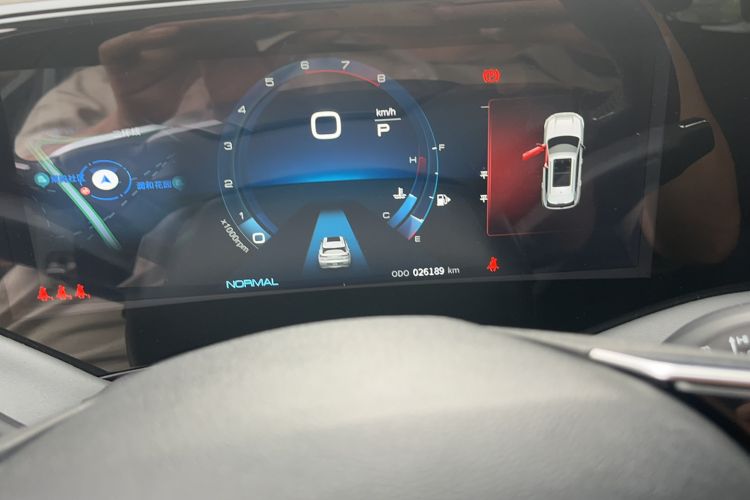 Used Dongfeng Aeolus Huge 2022 Mach Power 1.5T Dare-to-Drive Edition · Enjoyably悦 Odometer Close Up
