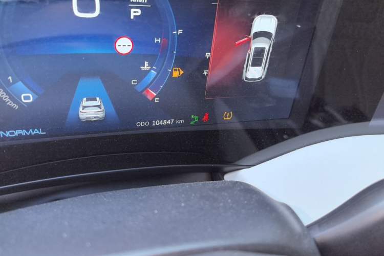 Used Dongfeng Aeolus Huge 2022 Mach Power 1.5T Dare-to-Love Edition Odometer Close Up