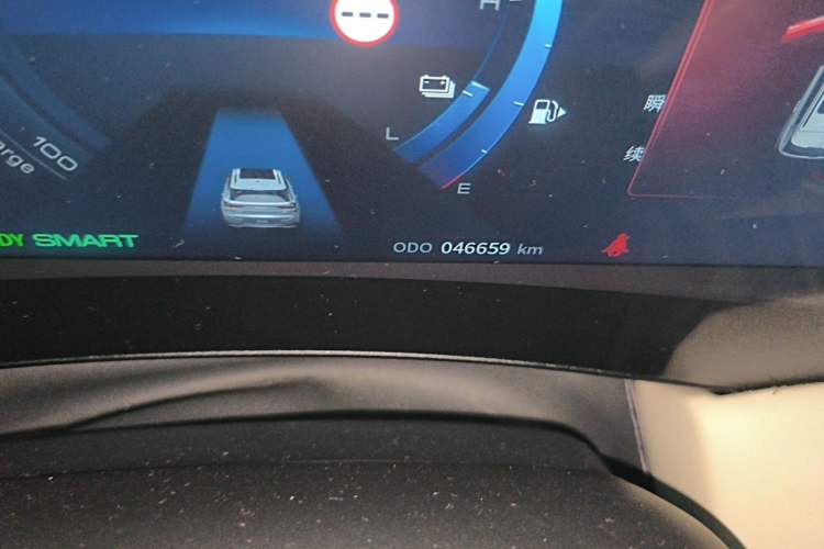 Used Dongfeng Aeolus Huge 2022 Mach Dual-Motor 1.5T MHD Dare-to-Dream Edition Odometer Close Up