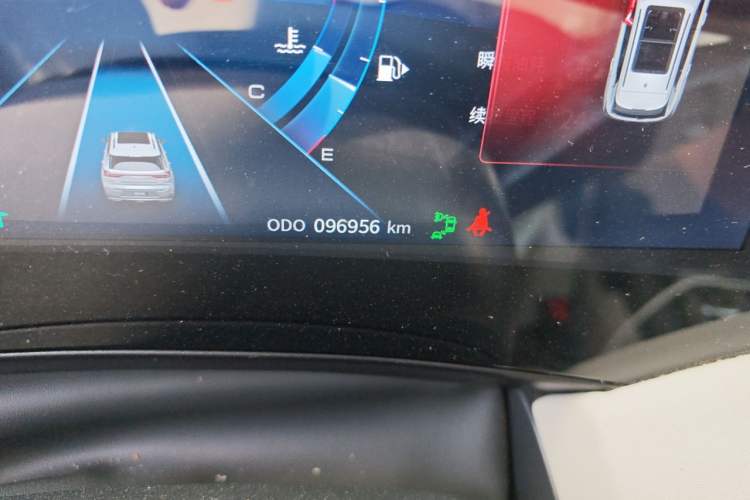 Used Dongfeng Aeolus Huge 2022 Mach Power 1.5T Dare-to-Love Edition Odometer Close Up