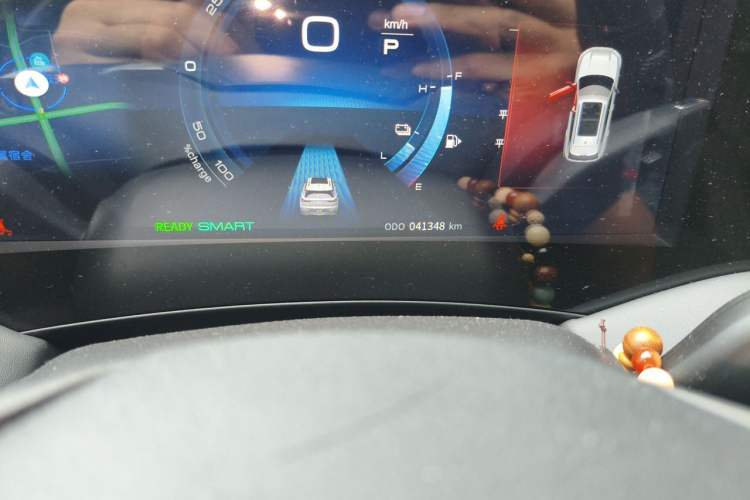 Used Dongfeng Aeolus Huge 2022 Mach Dual-Motor 1.5T MHD Dare-to-Dream Edition Odometer Close Up