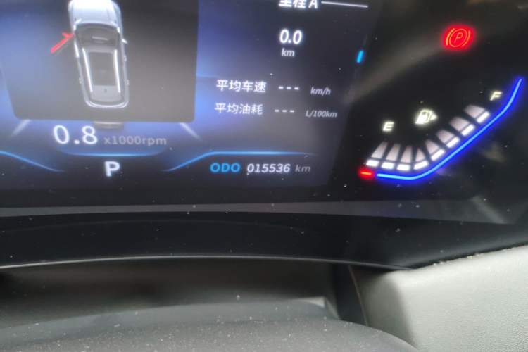 Used Dongfeng Aeolus Huge 2025 Mach Power 1.5T Premium Version Odometer Close Up