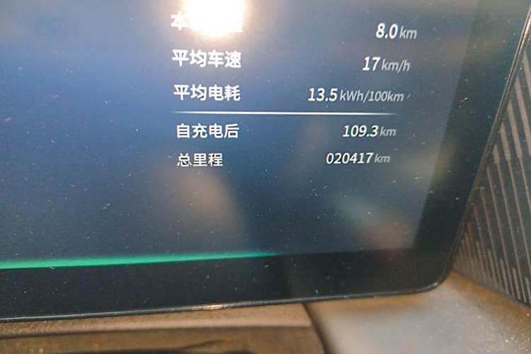 Used Dongfeng Aeolus L7 New Energy 2024 518 Air Odometer Close Up