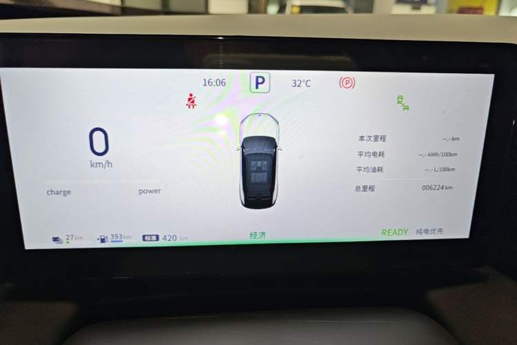 Used Dongfeng Aeolus L7 New Energy 2024 205 Plus Instrument Cluster