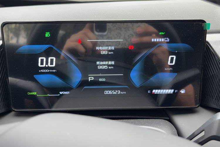 Used Dongfeng Aeolus L7 New Energy 2025 110 Long-Range Comfort Edition Odometer Close Up