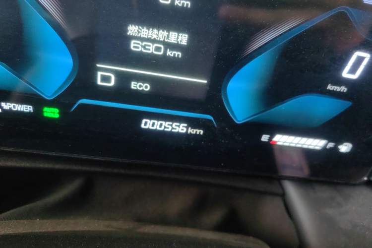 Used Dongfeng Aeolus L7 New Energy 2025 110 Long-Range Comfort Edition Odometer Close Up