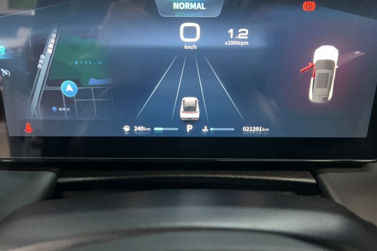 Used Dongfeng Aeolus Mage 2023 1.5T Luxury Edition Odometer Close Up