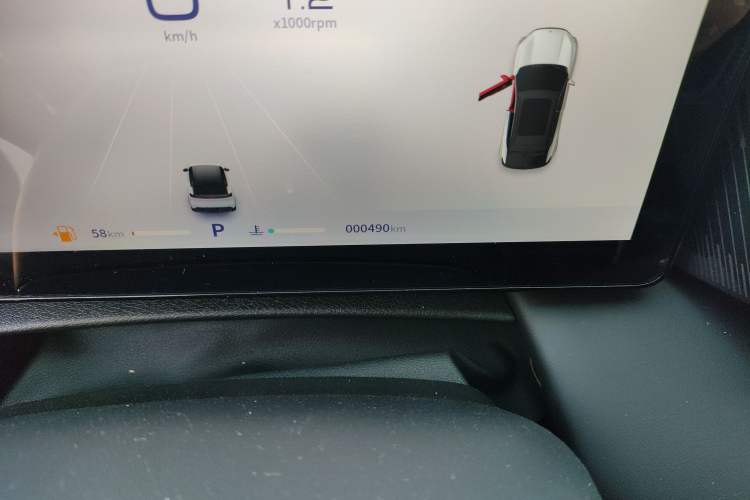 Used Dongfeng Aeolus Mage 2023 1.5T Luxury Edition Odometer Close Up