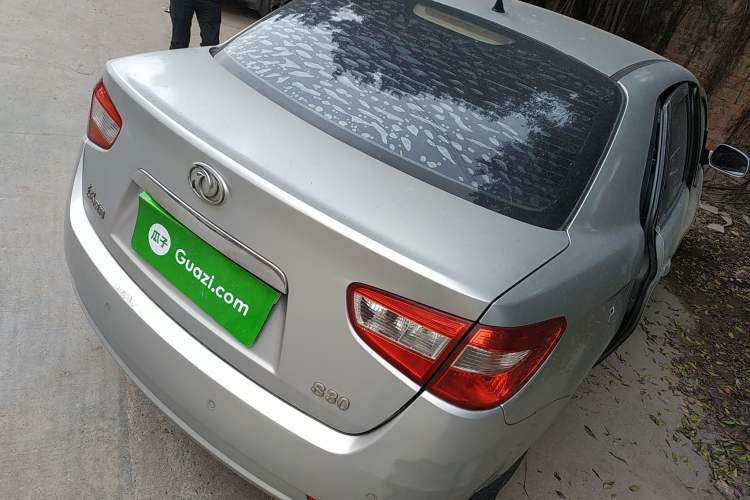 Used Dongfeng Aeolus S30 2011 1.6L Automatic Zunya Model Rear Right 45 Deg