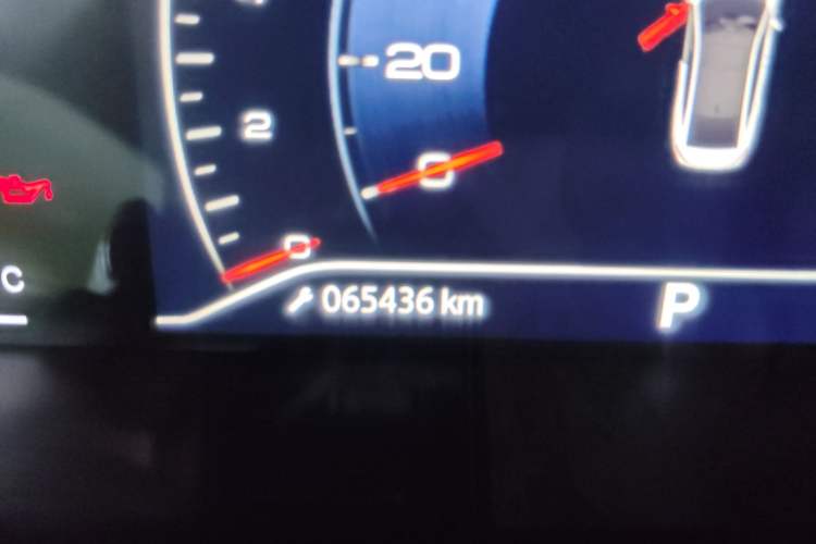 Used Dongfeng Aeolus Yixuan 2021 230T Automatic Glory Edition Odometer Close Up