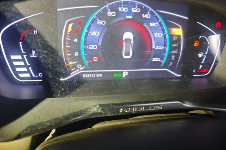 Used Dongfeng Aeolus Yixuan 2020 230T Automatic Cool Edition Odometer Close Up