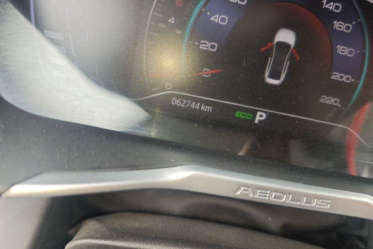 Used Dongfeng Aeolus Yixuan 2020 230T Automatic Advanced Edition Odometer Close Up