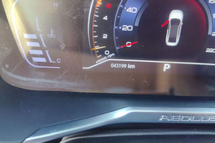 Used Dongfeng Aeolus Yixuan 2020 230T Automatic Cool Edition Odometer Close Up