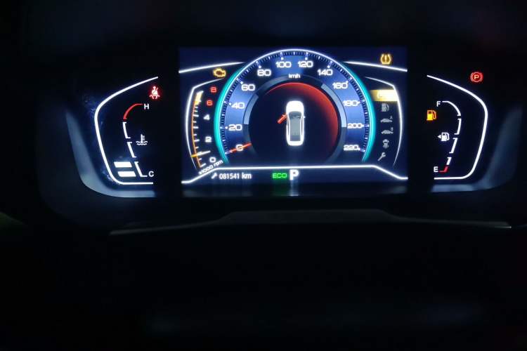 Used Dongfeng Aeolus Yixuan 2020 230T Automatic Advanced Edition Odometer Close Up
