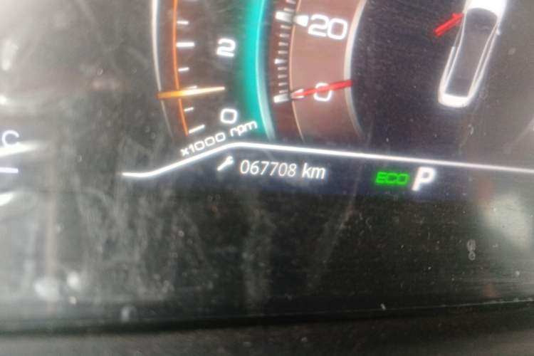 Used Dongfeng Aeolus Yixuan 2020 230T Automatic Cool Edition Odometer Close Up