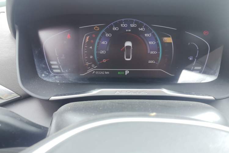 Used Dongfeng Aeolus Yixuan 2020 230T Automatic Advanced Edition Odometer Close Up