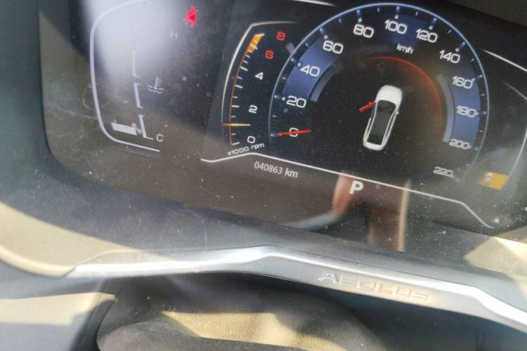 Used Dongfeng Aeolus Yixuan 2020 230T Automatic Advanced Edition Odometer Close Up