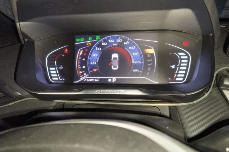 Used Dongfeng Aeolus Yixuan 2020 230T Automatic Cool Stylish Dark Knight Edition Odometer Close Up