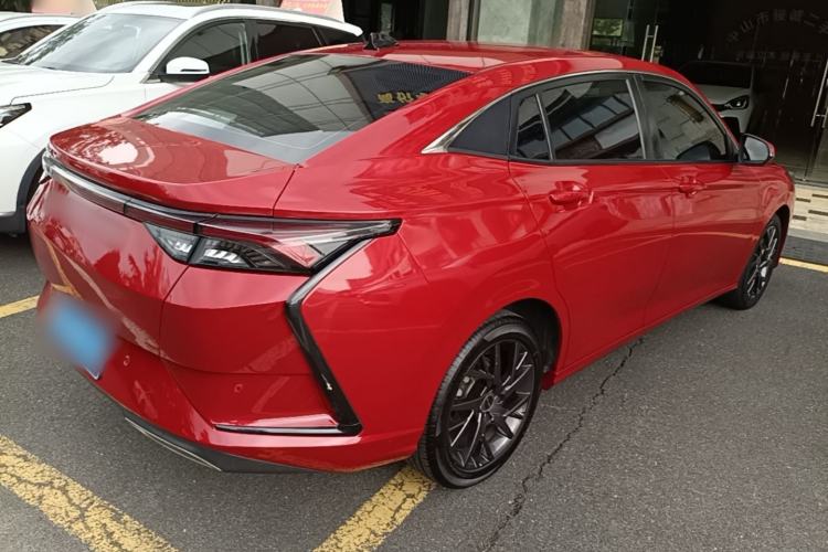 Used Dongfeng Aeolus Yixuan 2020 230T Automatic Glare-Proof Dark Knight Edition Rear Right 45 Deg
