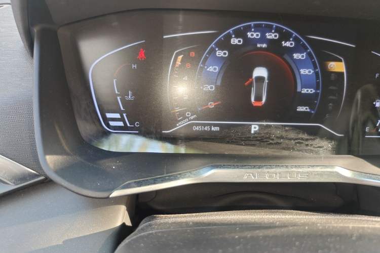 Used Dongfeng Aeolus Yixuan 2020 230T Automatic Advanced Edition Odometer Close Up