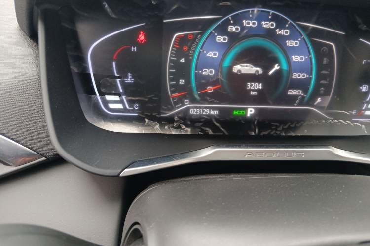 Used Dongfeng Aeolus Yixuan 2020 230T Automatic Advanced Edition Odometer Close Up