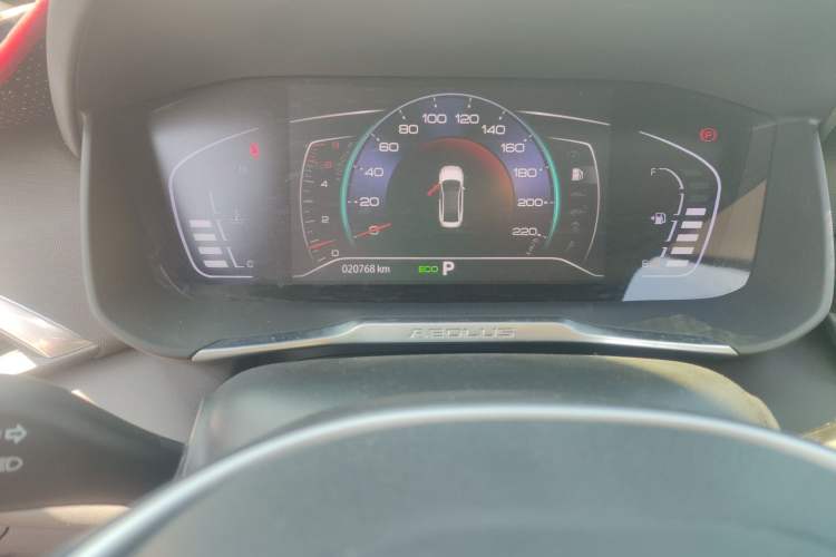 Used Dongfeng Aeolus Yixuan 2020 230T Automatic Glare-Proof Dark Knight Edition Instrument Cluster