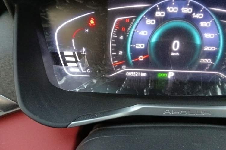 Used Dongfeng Aeolus Yixuan 2020 230T Automatic Cool Track Rider Edition Odometer Close Up