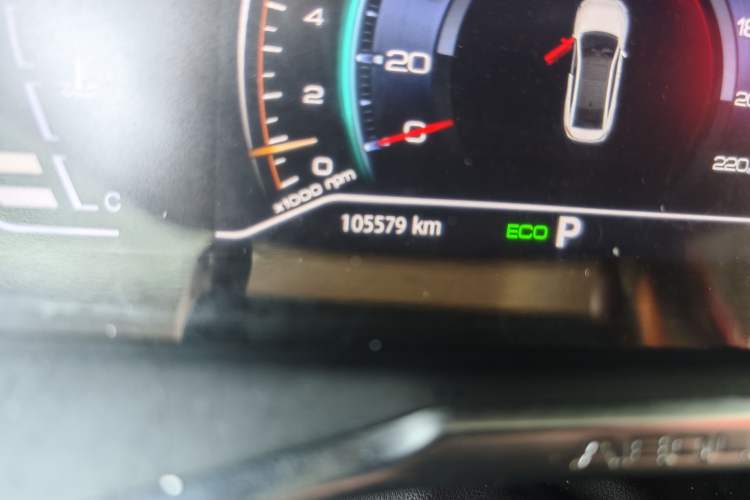 Used Dongfeng Aeolus Yixuan 2020 230T Automatic Cool Edition Odometer Close Up