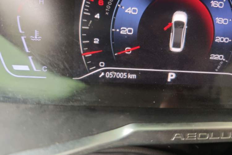 Used Dongfeng Aeolus Yixuan 2020 230T Automatic Advanced Edition Odometer Close Up